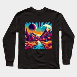 Psychedelic Art Long Sleeve T-Shirt